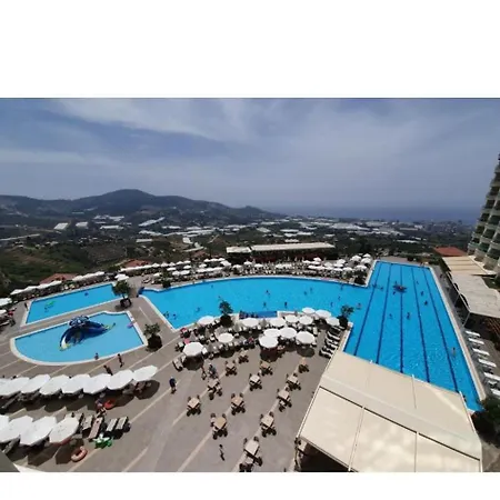 Gold 5 Star 2+1 Sea View And Aqua Park Apartament Alanya